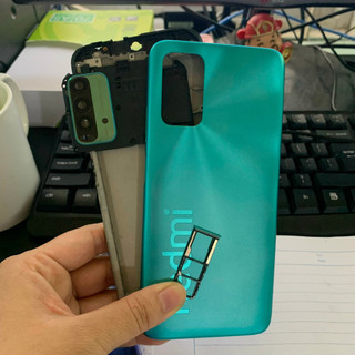 Bộ vỏ xiaomi redmi 9T zin có khe sim