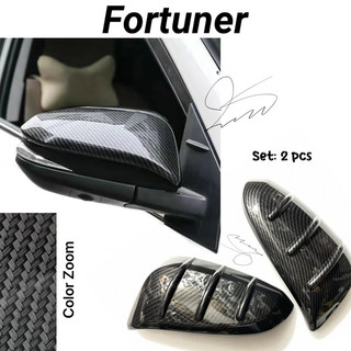 Ốp Gương Ốp chén cửa Hõm cửa xe Fortuner 2017 2018 2019 2020 2021 2022 2023 2024 Carbon tay nắm cửa nắp xăng toyota