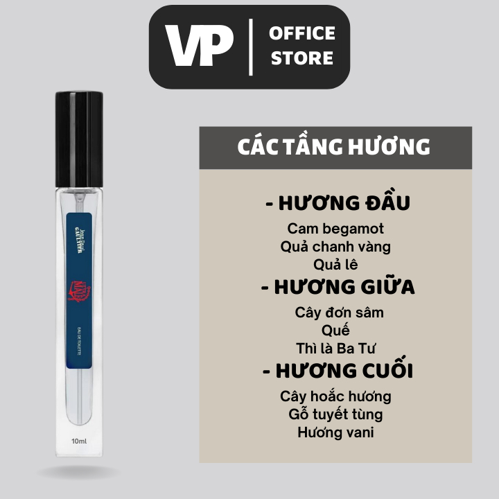 Nước hoa nam mini chiết JEAN PAUL GAULTIER ULTRA MALE 10ml chính hãng giản dị, nam tính, cuốn hút