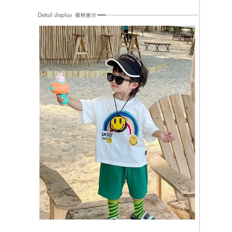 Phụ kiện thời trang Túi vải mini hình mặt cười đeo cổ, đeo chéo cho bé