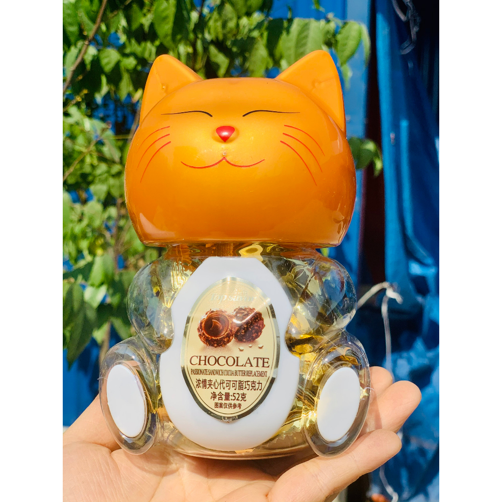 Kẹo socola mèo thần tài size mini