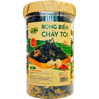 Rong biển cháy tỏi chay mặn đều dùng được hũ 100G