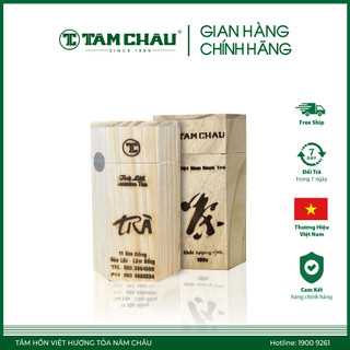 Trà Lài Lâm Đồng Hộp Gỗ Cao Cấp Tâm Châu 100G