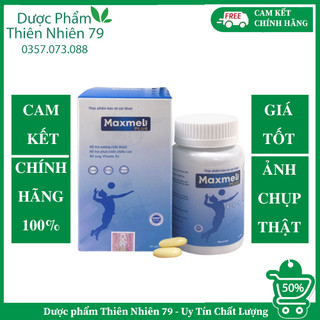 Maxmeli plus - hỗ trợ tăng chiều cao, giúp xương chắc khỏe, bổ sung calci cho cả gia đình