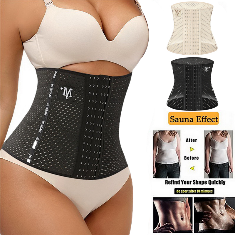 Tiền Phạt nữ Corset Body Shaper Origin Băng quấn eo Thắt lưng tông đơ đai nịt bụng nịt bụng đai nịt bụng latex