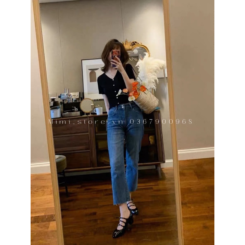 Giày trơn da bóng 3 quai xuất ZR full box MS-