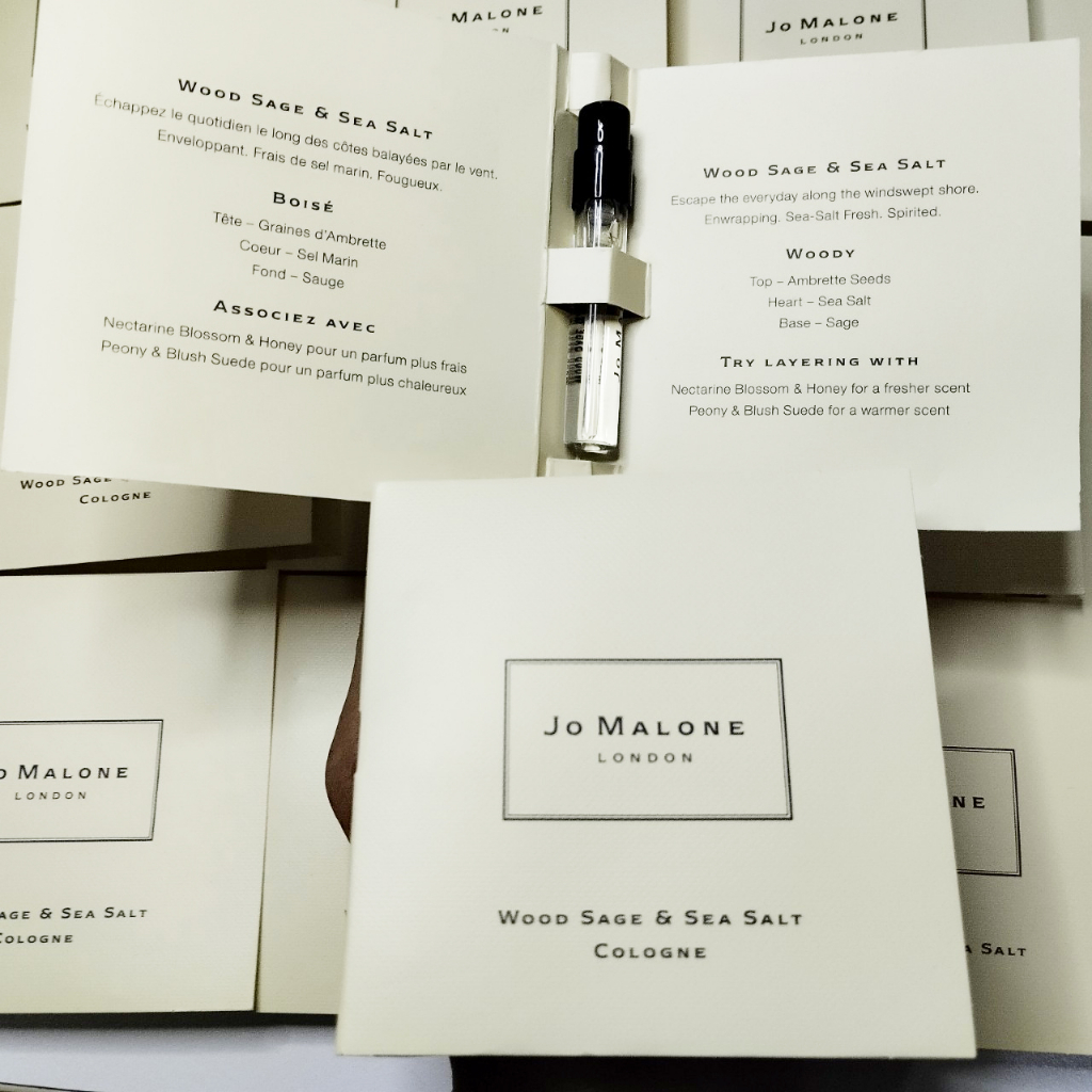 Nước hoa vial chính hãng Jo Malone Wood Sage & Sea Salt Cologne