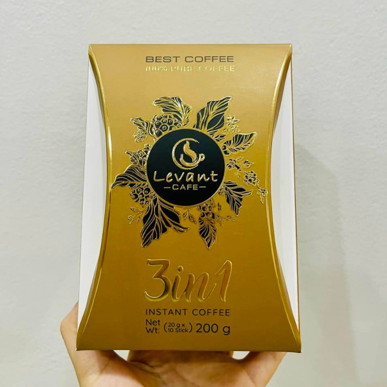 Cà Phê Hoà Tan Levant/ Levant Coffe 3in1 - Gold 200g/ Cafe Nguyên Chất Việt Nam