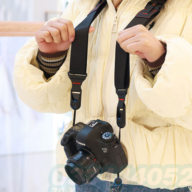 Dây máy ảnh thao tác nhanh, bản to 38mm, trọng tải 25kg - 686.camera - HÀ NỘI