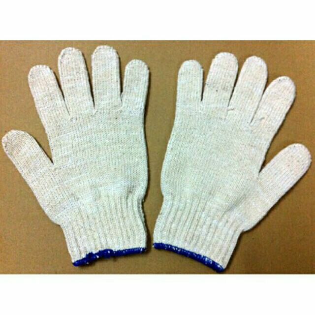 10 đôi găng tay len màu ngà. bao tay sợi màu ngà Hàng dày dặn đeo êm tay