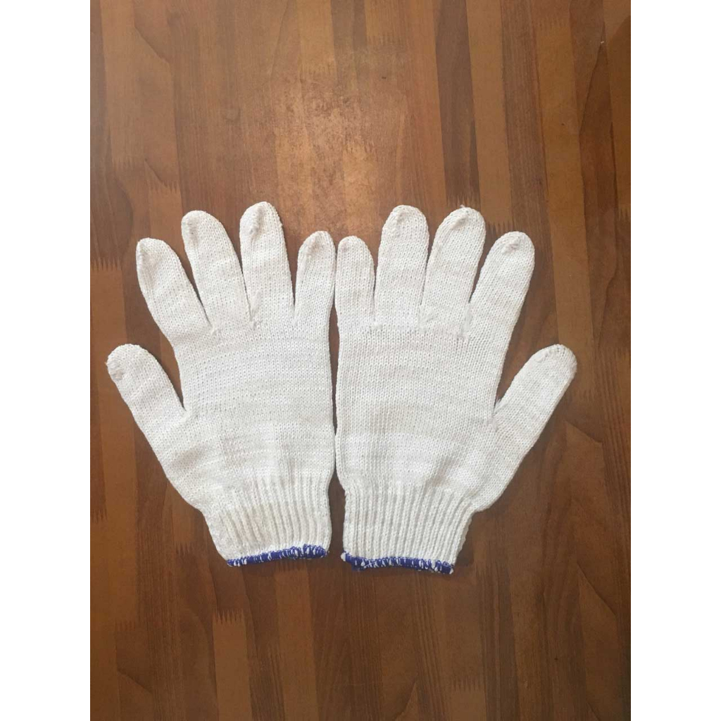 10 đôi găng tay len màu ngà. bao tay sợi màu ngà Hàng dày dặn đeo êm tay