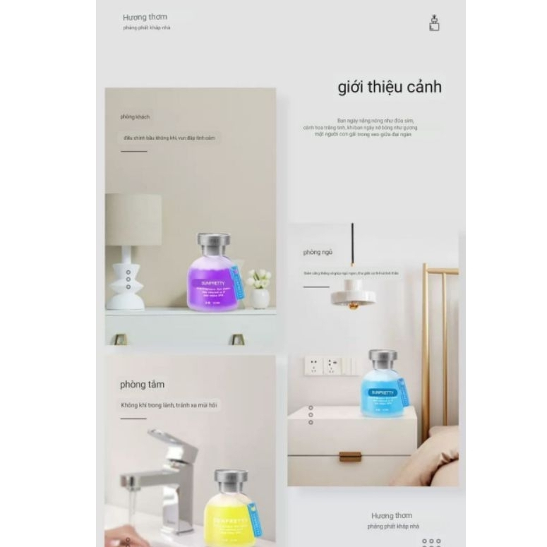 Tinh dầu Nước Hoa Ô Tô, Đồ Trang Trí Trong Nhà Phòng Ngủ Nhà Vệ Sinh 35ml