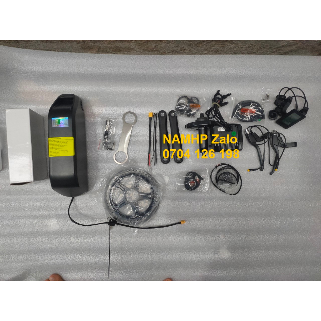 Bộ động cơ trục giữa Bafang 48v750w, biến xe đạp thành xe trợ lực điện siêu mạnh, nhắn tin cho shop nhận ưu đãi lớn ạ