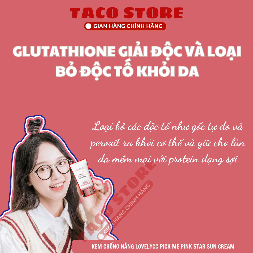 Kem Chống Nắng LovelyCC Pink Star Sun Cream 50ml