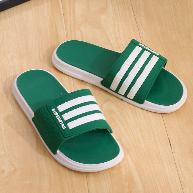 Dép lê unisex quai ngang Super Star 3 Sọc siêu hot hàng cao cấp đi nước thoải mái thời trang