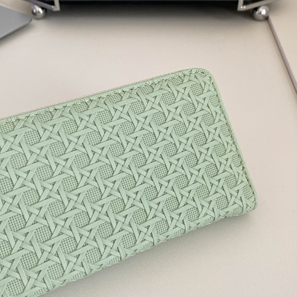 Ví nữ ，Ví thời trang Hàn Quốc，Ví da có khóa kéo，Ví tiền xu