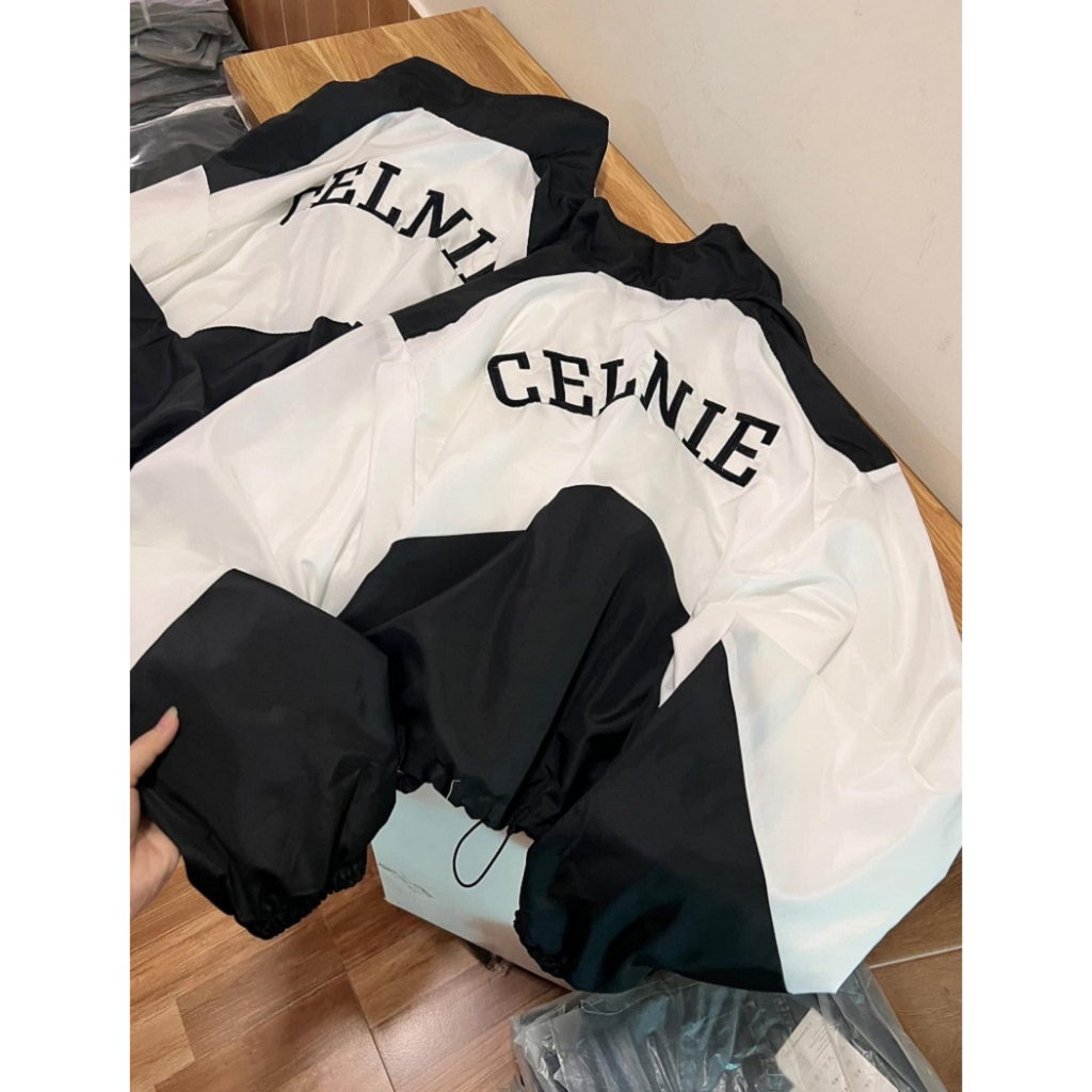 Áo Khoác Dù Nữ Form Lửng Có Dây Rút 2 Bên Phối Màu CELNIE Năng Động - ĐĂNG QUANG CLOTHER