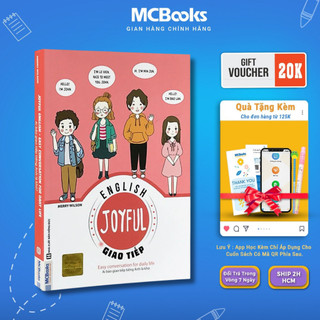 Sách - Joyful English – Easy conversation for daily life – Ai bảo giao tiếp tiếng Anh là khó Mcbooks