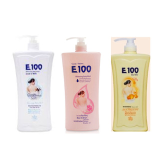 Sữa tắm e100 màu vàng- hồng-trắng 1.2l