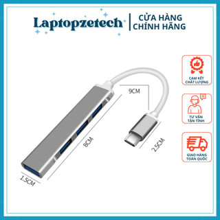 Cáp chuyển tín hiệu type c ra 4 cổng usb 3.0 - hub usb type c to 4 port usb 3.0