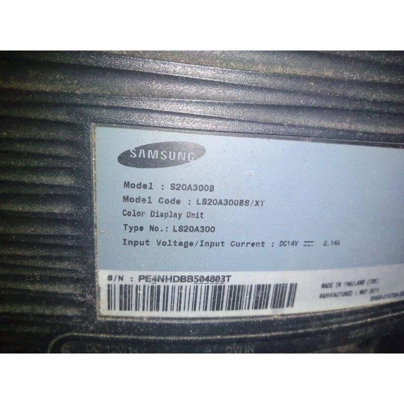 Mainboard LCD led Samsung S20A300B , main, bo mạch