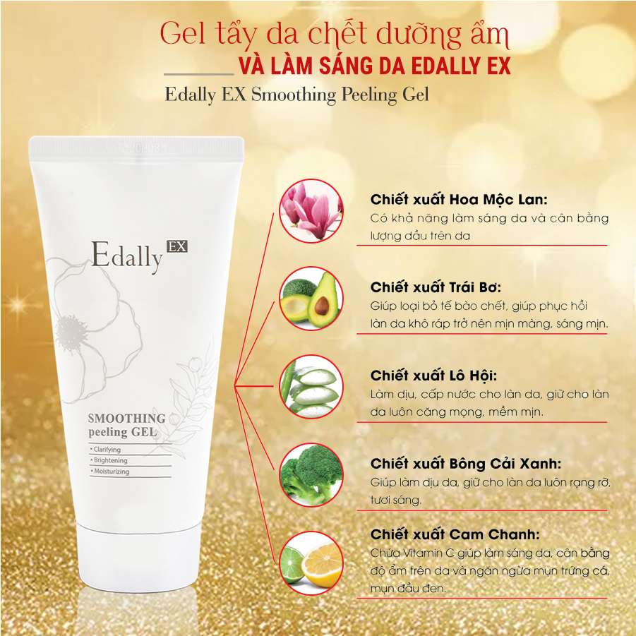 TẨY DA CHẾT EDALLY - Dưỡng ẩm và làm sáng da