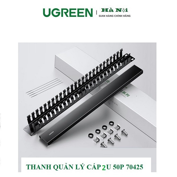 Thanh quản lý cáp 24 cổng, 50 cổng 70424, 70425