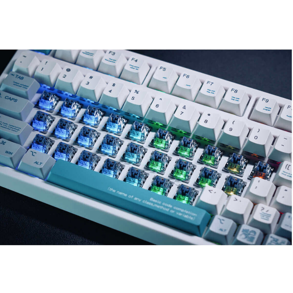Bàn phím cơ Gamakay TK75 - 3mode, Mạch xuôi, Silent