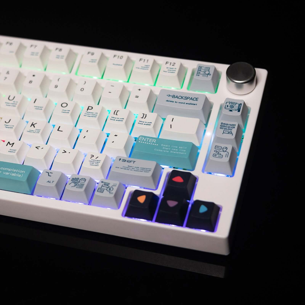 Bàn phím cơ Gamakay TK75 - 3mode, Mạch xuôi, Silent