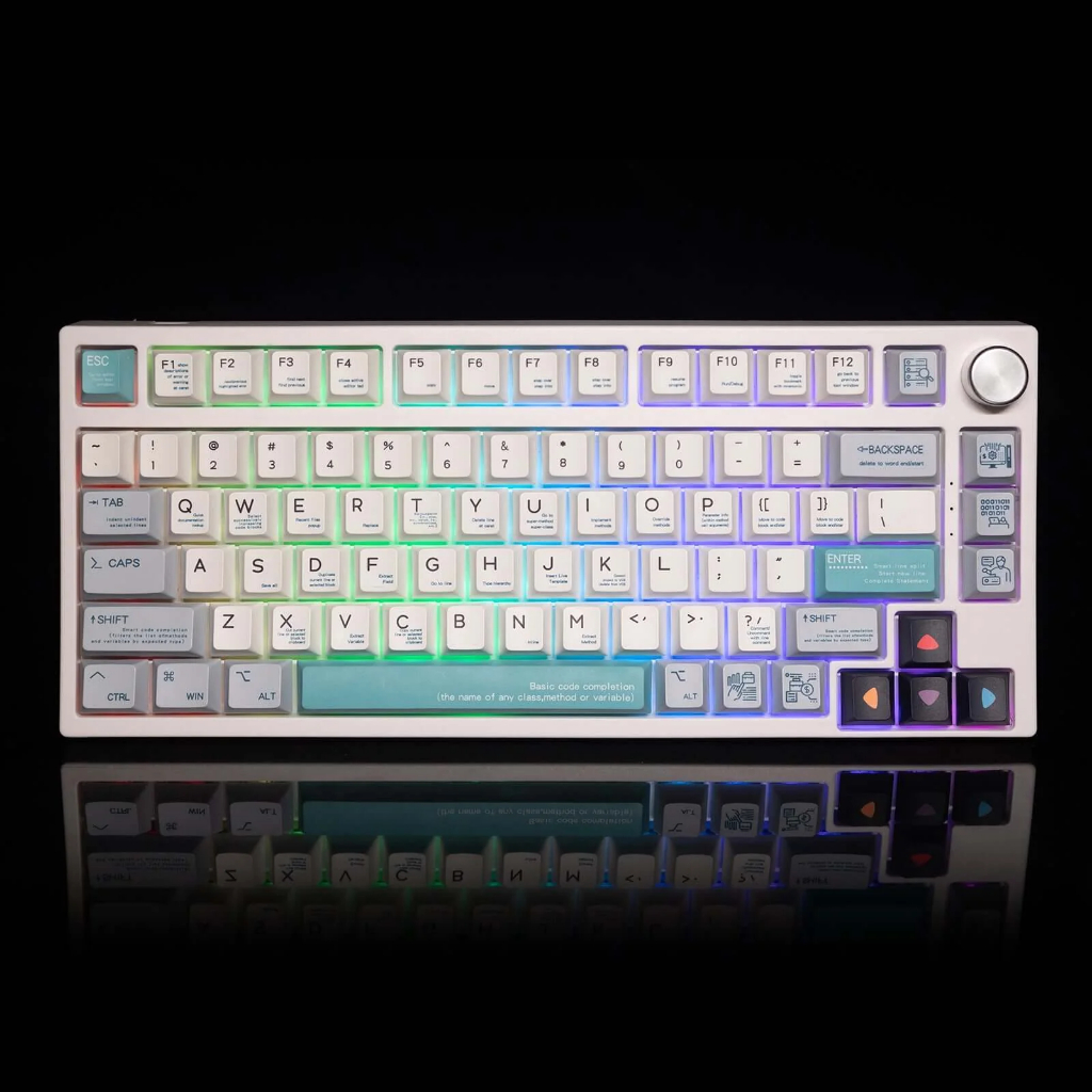 Bàn phím cơ Gamakay TK75 - 3mode, Mạch xuôi, Silent