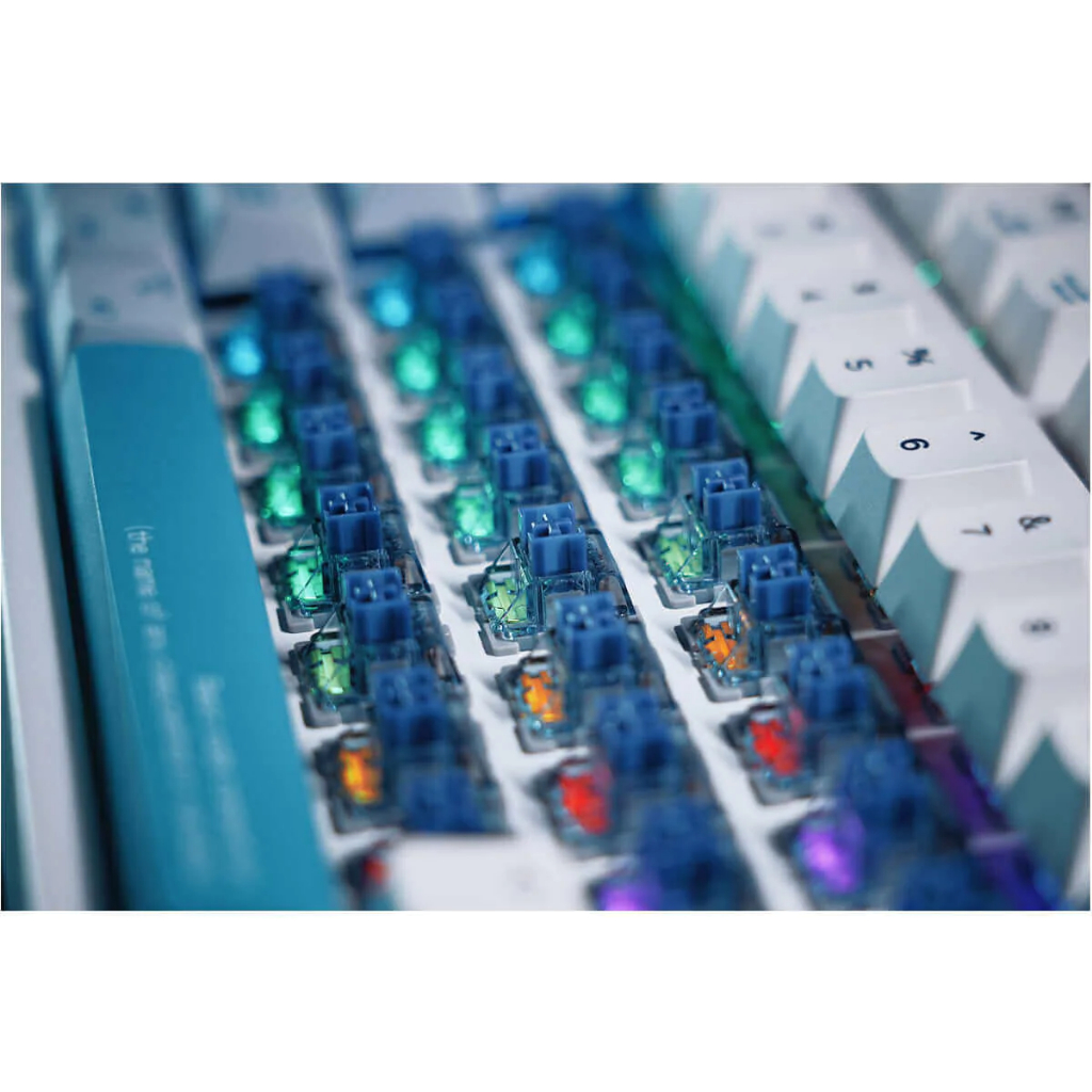 Bàn phím cơ Gamakay TK75 - 3mode, Mạch xuôi, Silent