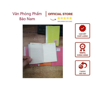 Sổ tay Notebook JC1310 Sổ tay kích thước : 110x75mm Sổ có nhiều màu sắc khác nhau, giấy chống loá đẹp, giấy bắt mực