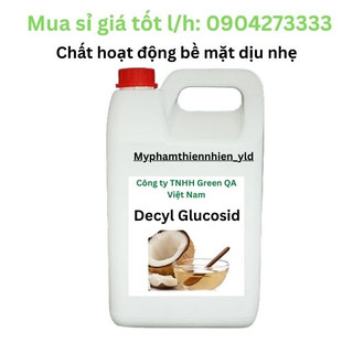 Chất Hoạt Động Bề Mặt Decyl Glucoside - chất tạo bọt thiên nhiên