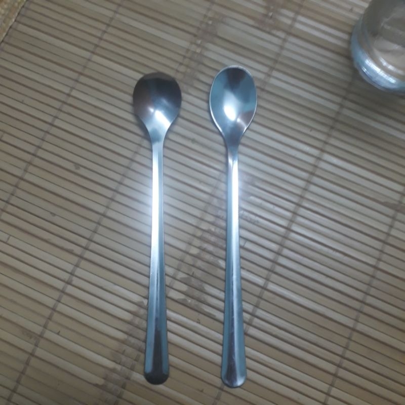 1 thìa inox 304 cán dài sáng đẹp