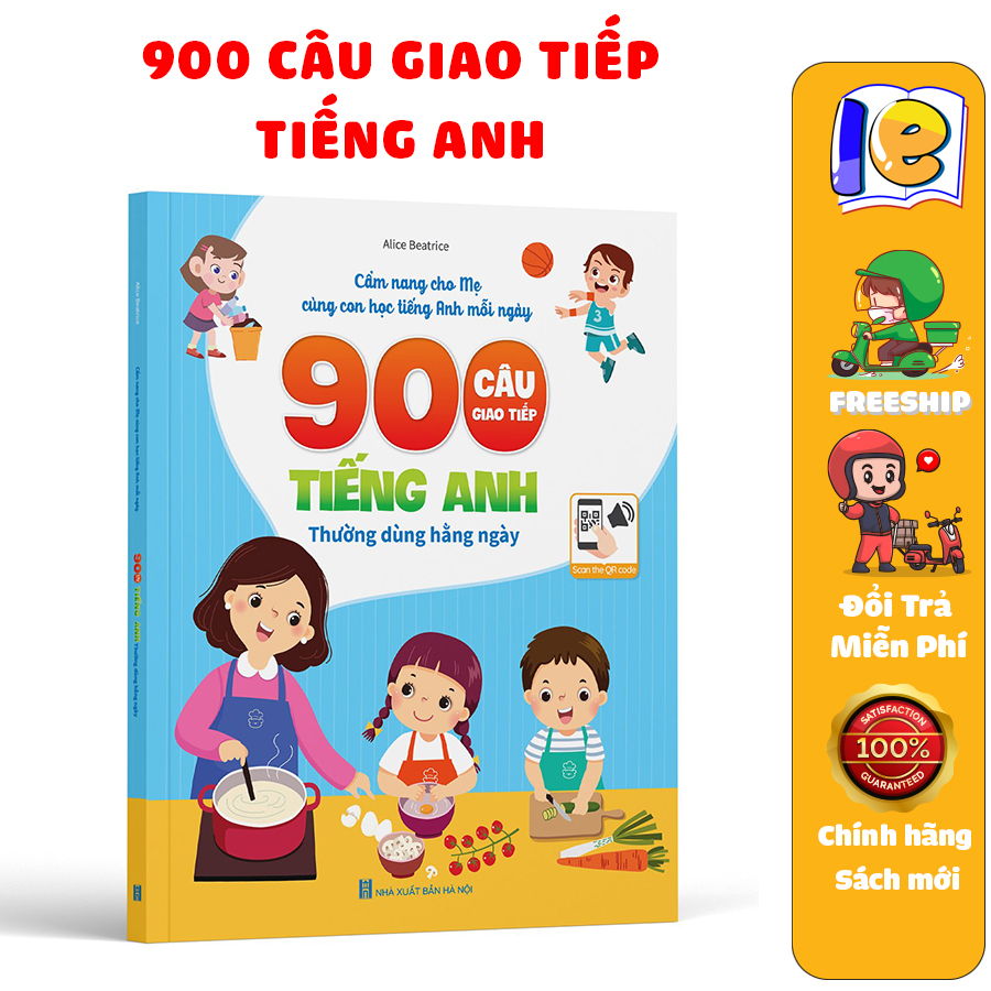 Sách - 900 Câu Tiếng Anh Giao Tiếp Thường Dùng Hằng Ngày