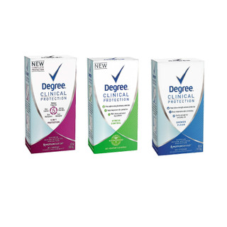 Lăn sáp khử mùi nữ Degree Clinical Antiperspirant Deodorant Cream Active Shield/Stress Control/Shower Clean 48g