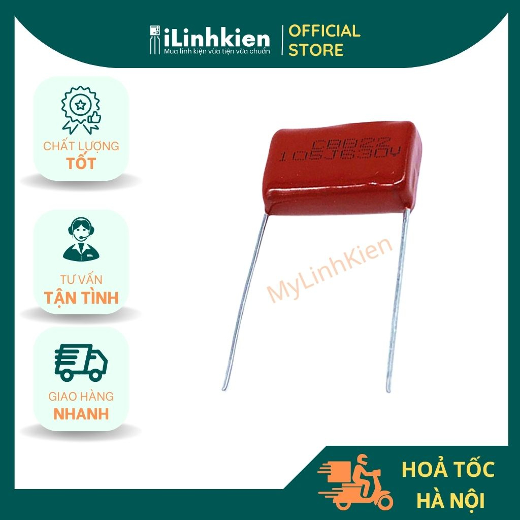 Tụ CBB 630V 105J 1uF 25mm chất lượng tốt.