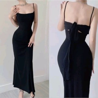 Đầm 2 dây maxi body Dáng ôm đuôi cá cực xinh.