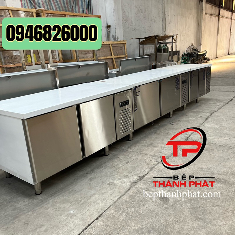 Tủ Mát Bàn Chặt, Bàn Mát Quầy Bar 1m5