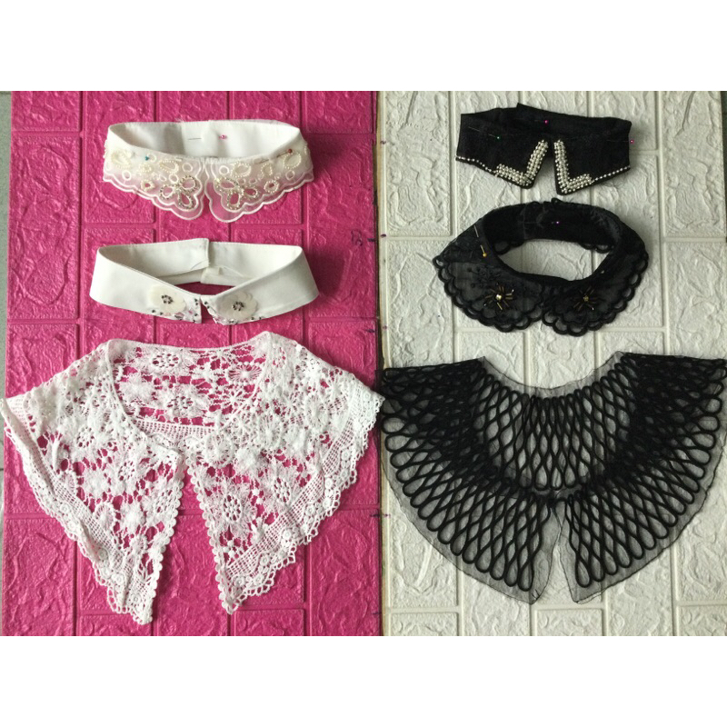 Cổ ( Sơmi đẹp 1-Sen to -1..) dùng để trang trí may, đắp lên cổ áo …