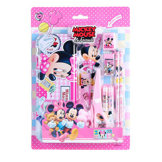 (SKW GIFT) Quà tặng từ thương hiệu Sakawin Bộ dụng cụ học tập Mickey 10 món dành cho bé