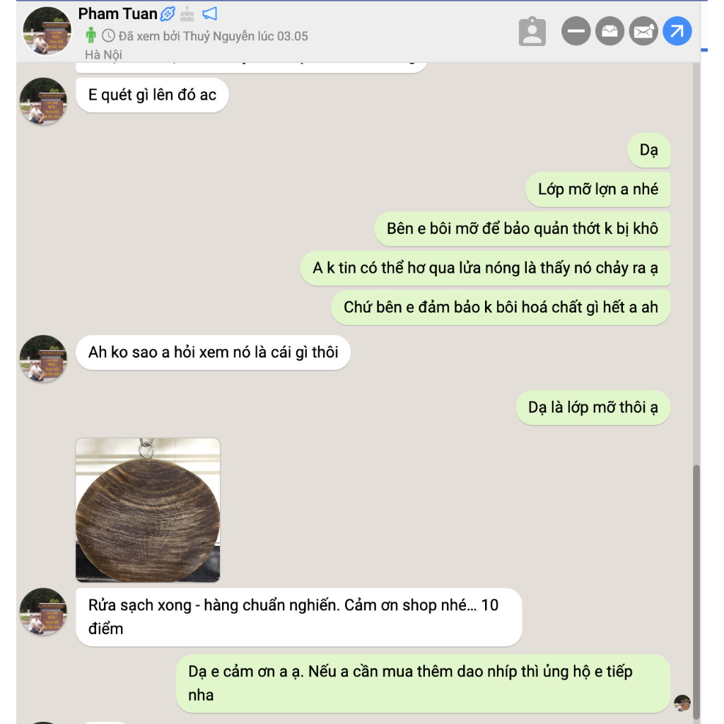 Thớt gỗ nghiến Tây Bắc núi đá tròn không tâm cắt thái xắt cao cấp DX siêu bền đủ kích thước