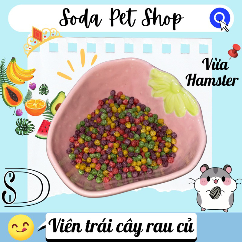Viên Trái Cây Rau Củ Cho Hamster