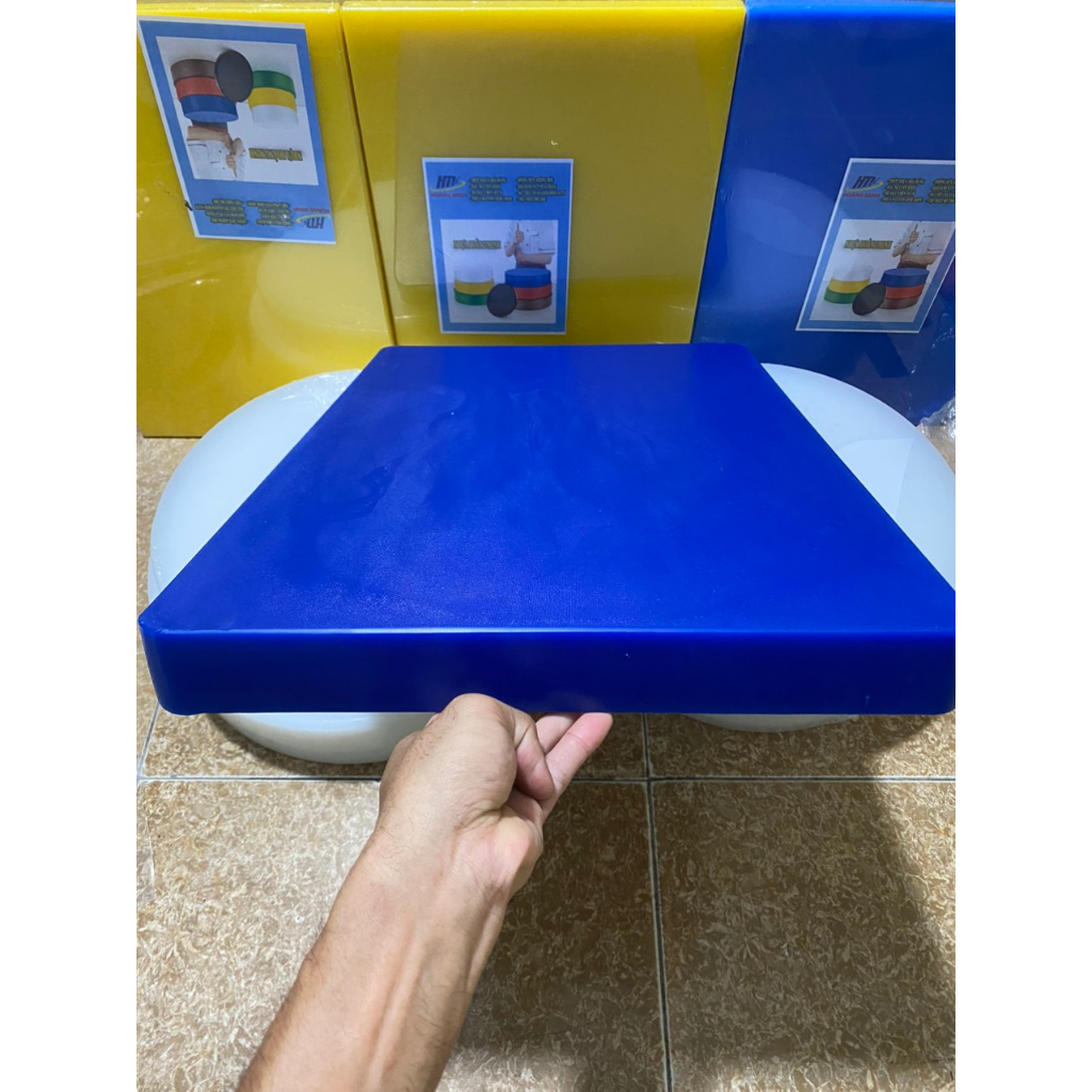 Thớt nhựa cao cấp 30x40x5cm hàng đúc nguyên khối, đầy đủ quai xách