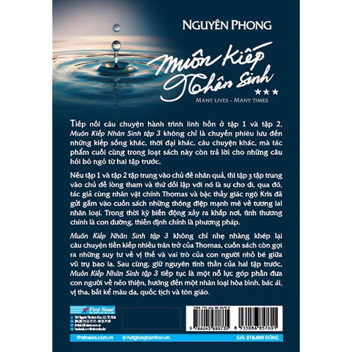 Sách - Muôn Kiếp Nhân Sinh - Phần 3 (Nguyên phong- FN)