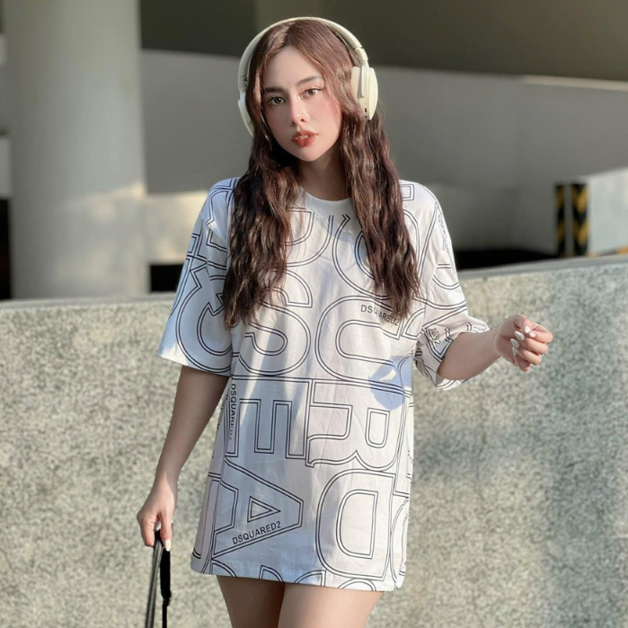 Áo Phông Nam Nữ DSQuareddd222_ Áo Thun Nam Nữ Bản In Tràn Thân Cao Cấp