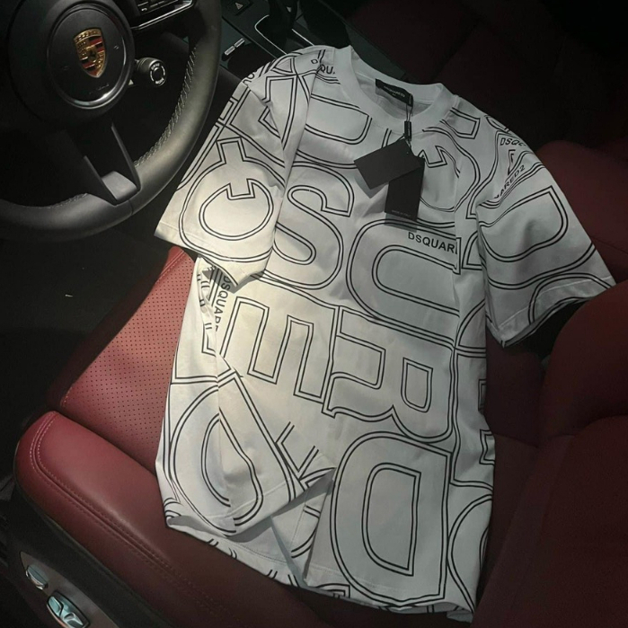 Áo Phông Nam Nữ DSQuareddd222_ Áo Thun Nam Nữ Bản In Tràn Thân Cao Cấp