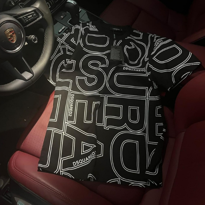 Áo Phông Nam Nữ DSQuareddd222_ Áo Thun Nam Nữ Bản In Tràn Thân Cao Cấp