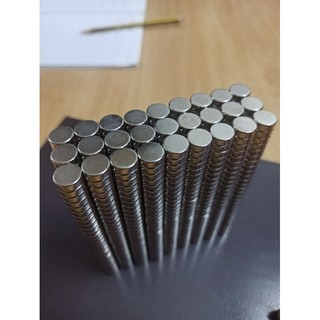(XẢ KHO) 10 VIÊN NAM CHÂM TRẮNG PHI 10MM SIÊU MẠNH