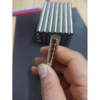 (XẢ KHO) 10 VIÊN NAM CHÂM TRẮNG PHI 10MM SIÊU MẠNH